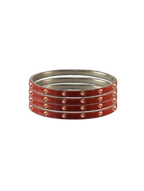 stone studded brass bangle - 18777053 - Very Small Image - 1