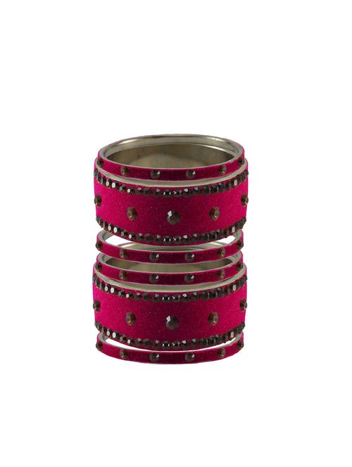 stone studded brass bangle - 18777055 - Very Small Image - 1