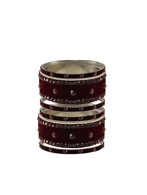 stone studded brass bangle - 18777058 - Very Small Image - 1
