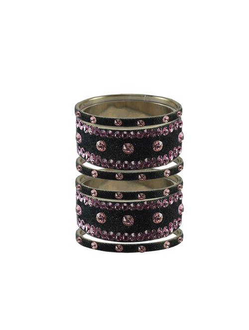 stone studded brass bangle - 18777106 - Very Small Image - 1
