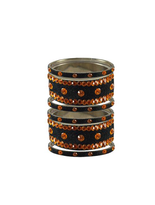 stone studded brass bangle - 18777133 - Very Small Image - 1