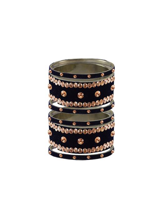 stone studded brass bangle - 18777171 - Very Small Image - 1