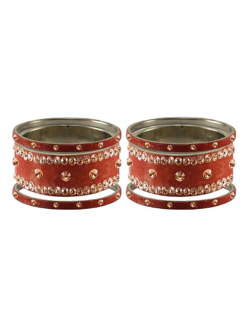 stone studded brass bangle - 18777188 - Very Small Image - 1