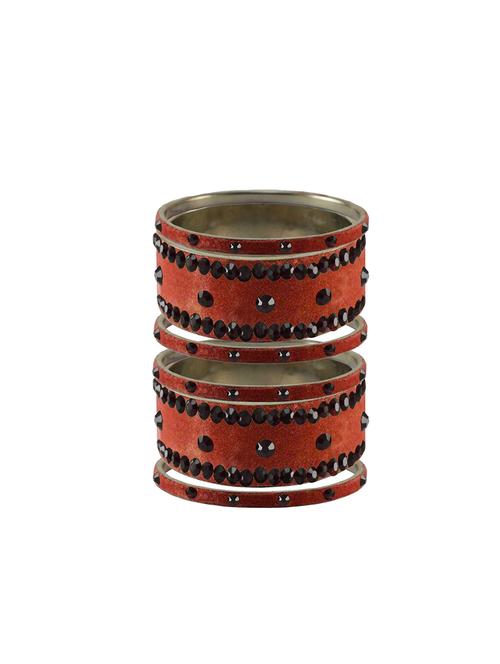 stone studded brass bangle - 18777242 - Very Small Image - 1