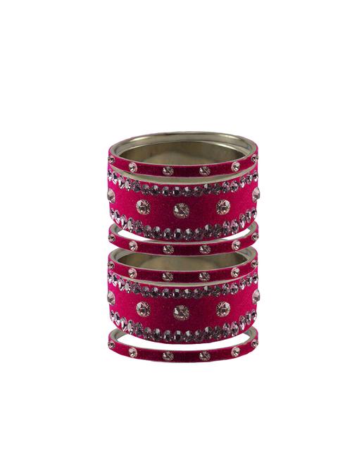 stone studded brass bangle - 18777243 - Very Small Image - 1