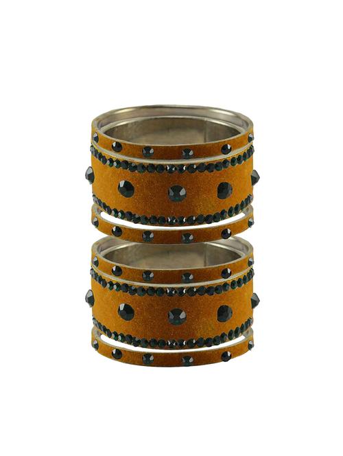 stone stud brass bangle - 18777283 - Very Small Image - 1