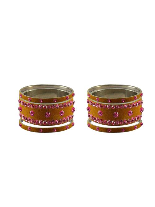 stone stud brass bangle - 18777390 - Very Small Image - 1