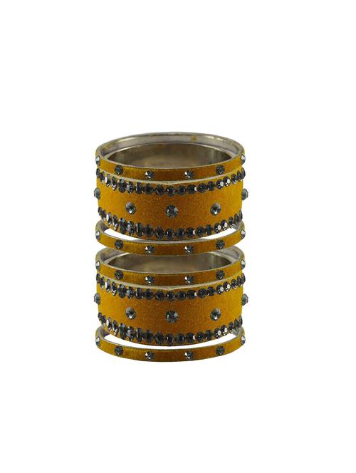 stone stud brass bangle - 18777416 - Very Small Image - 1