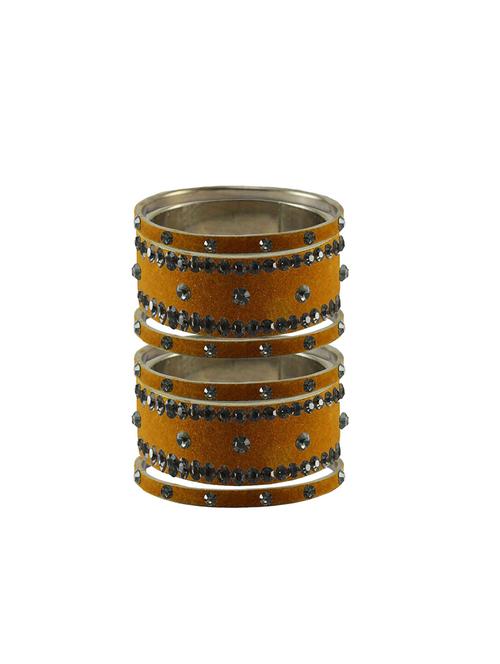stone stud brass bangle - 18777417 - Very Small Image - 1