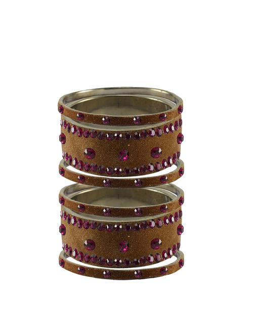stone stud brass bangle - 18777424 - Very Small Image - 1
