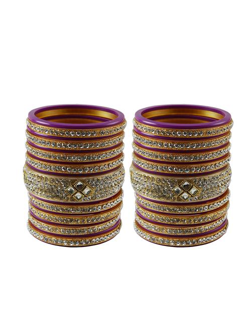 multi colored stone studded bangle - 18778417 - Very Small Image - 1