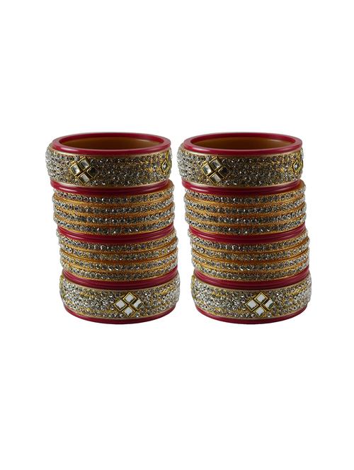 multi colored stone studded bangle - 18778437 - Very Small Image - 1