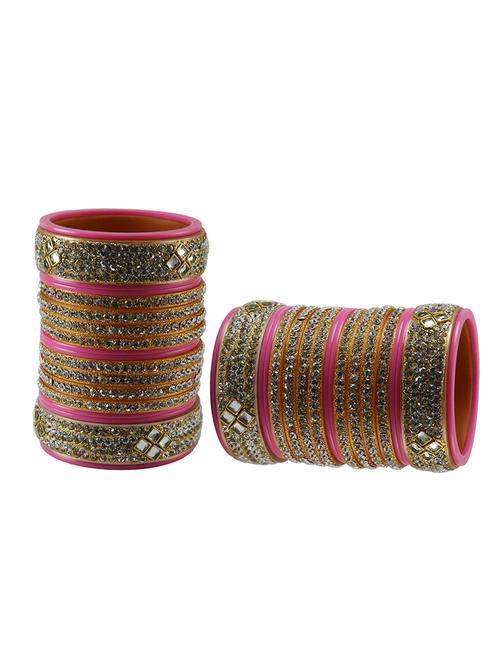 multi colored stone studded bangle - 18778447 - Very Small Image - 1