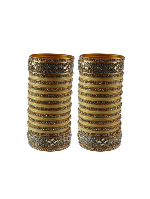 multi colored stone studded bangle - 18778486 - Very Small Image - 1