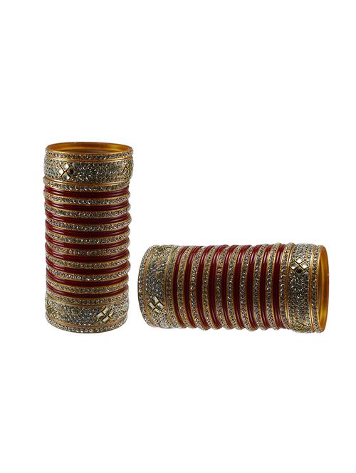 multi colored stone studded bangle - 18778488 - Very Small Image - 1