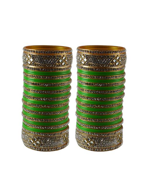 multi colored stone studded bangle - 18778493 - Very Small Image - 1