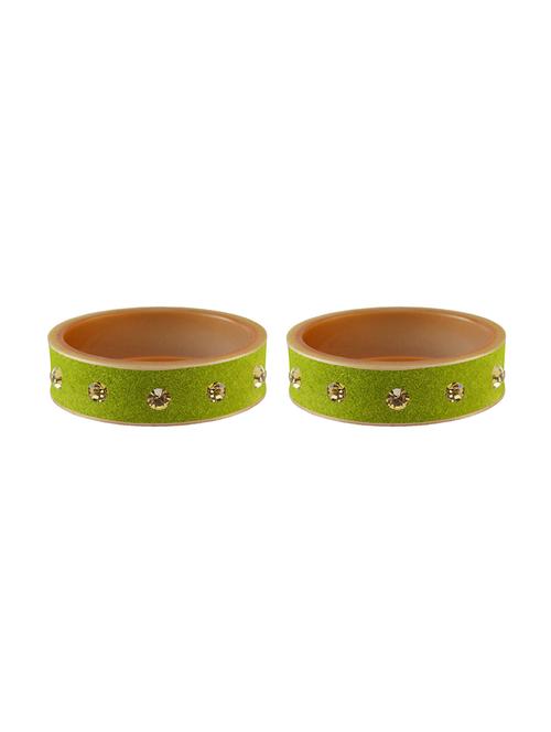 stone studded brass bangles - 18778588 - Very Small Image - 1