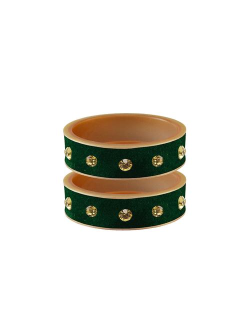 stone studded brass bangles - 18778607 - Very Small Image - 1