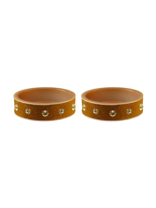 stone studded brass bangles - 18778626 - Very Small Image - 1