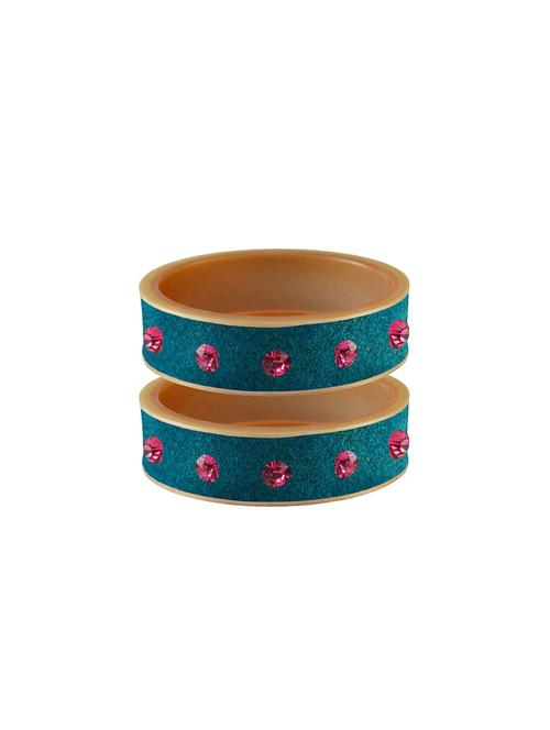 stone studded brass bangles - 18778700 - Very Small Image - 1