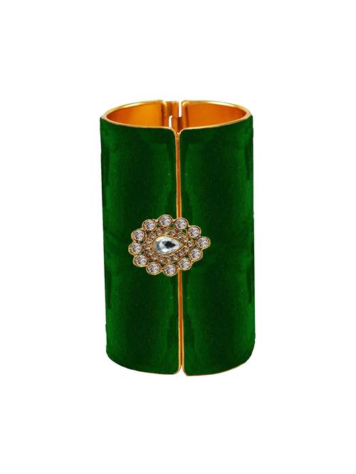 stone studded brass bangles - 18778749 - Very Small Image - 1