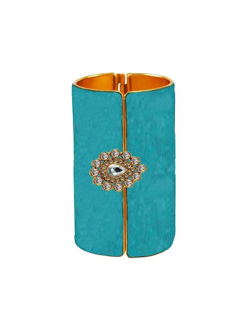 stone studded brass bangles - 18778757 - Very Small Image - 1