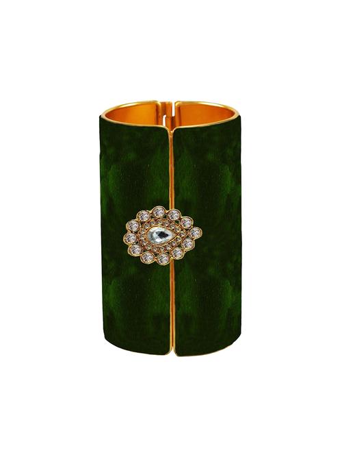 stone studded brass bangles - 18778760 - Very Small Image - 1
