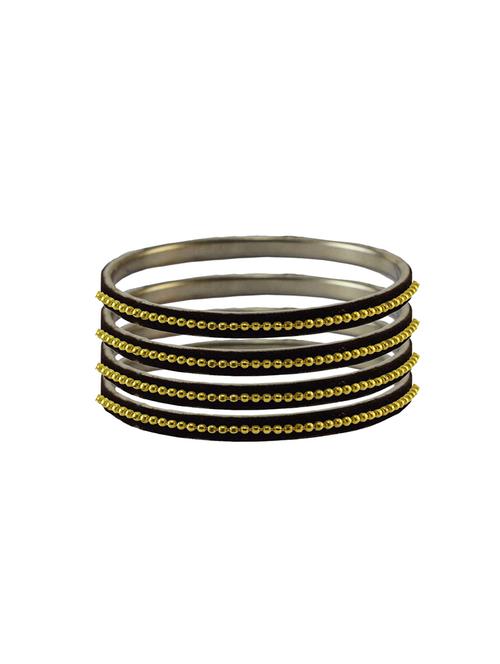 stone studded brass bangle - 18778796 - Very Small Image - 1