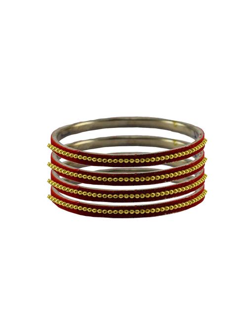 stone studded brass bangle - 18778797 - Very Small Image - 1