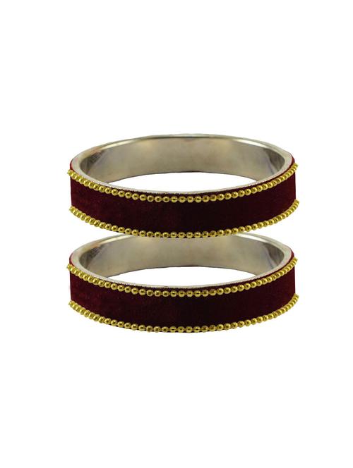 stone studded brass bangle - 18778876 - Very Small Image - 1