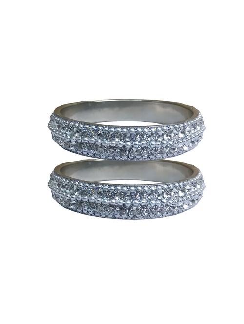 stone studded brass bangle - 18778938 - Very Small Image - 1