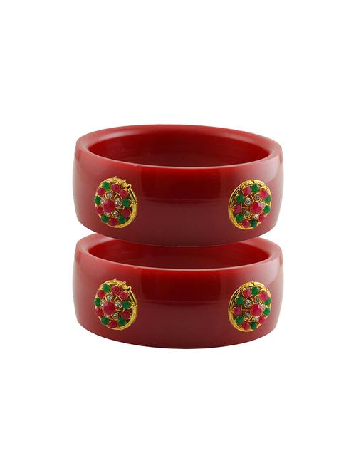 red stone stud acrylic bangle - 18779036 - Very Small Image - 1