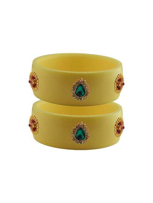 stone studded acrylic bangle - 18779213 - Very Small Image - 1