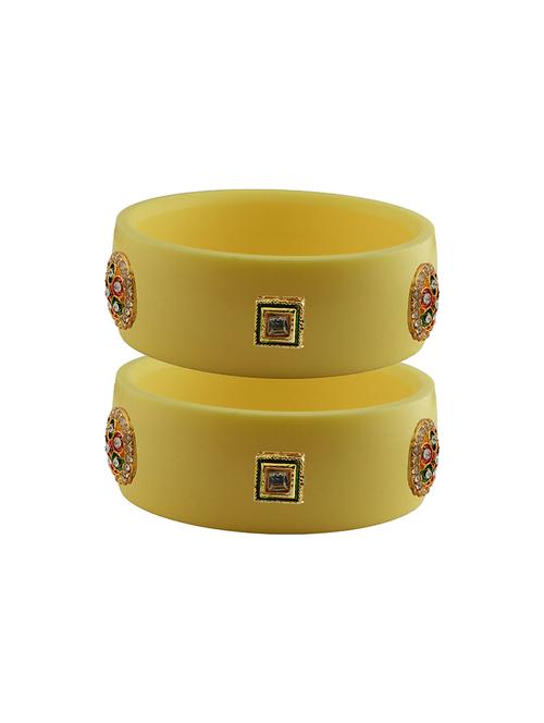 stone studded acrylic bangle - 18779263 - Very Small Image - 1