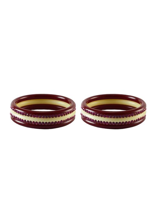 stone studded acrylic bangle - 18779533 - Very Small Image - 1