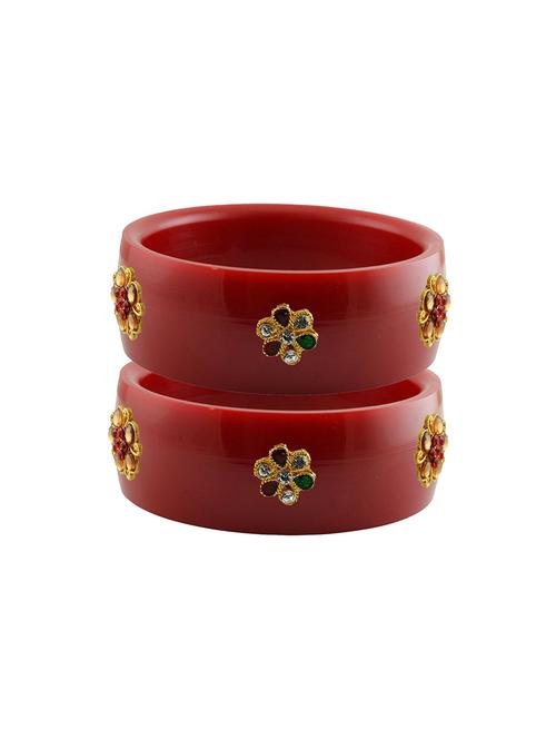 stone studded acrylic bangle - 18779741 - Very Small Image - 1