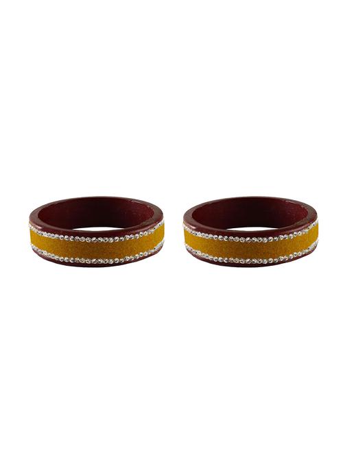 stones work kada bangle set - 18779811 - Very Small Image - 1