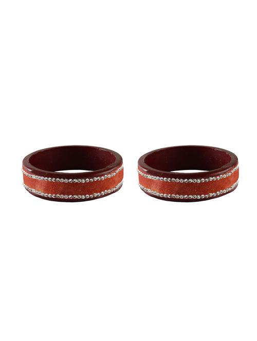 stones work kada bangle set - 18779825 - Very Small Image - 1
