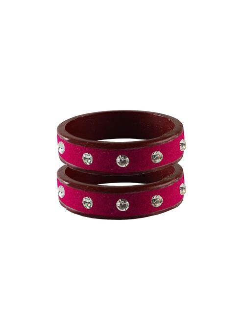 stones work kada bangle set - 18779829 - Very Small Image - 1