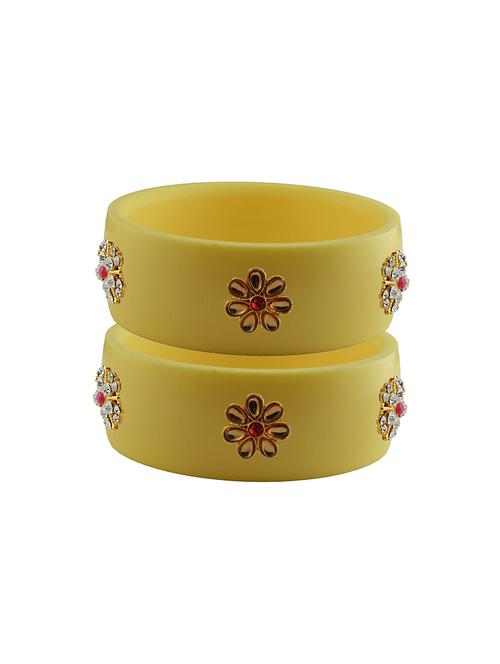 stones work kada bangle set - 18779853 - Very Small Image - 1