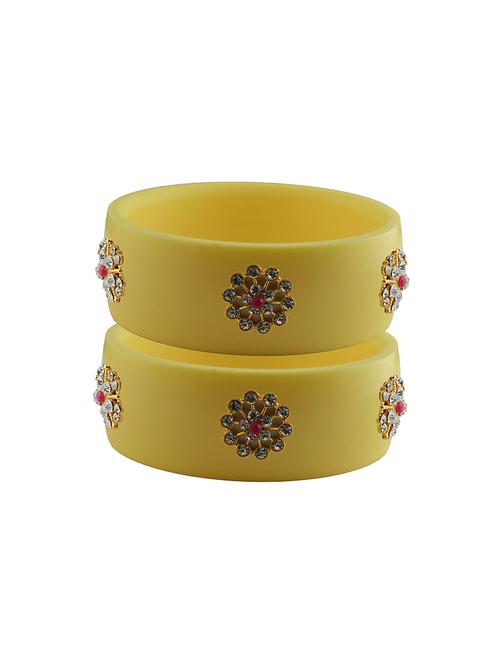 stones work kada bangle set - 18779859 - Very Small Image - 1