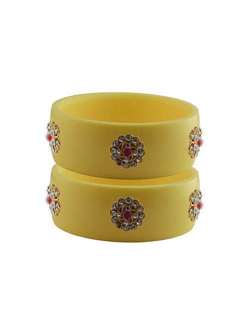 stones work kada bangle set - 18779861 - Very Small Image - 1
