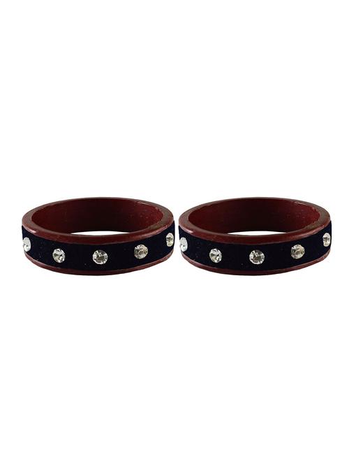stones work kada bangle set - 18779873 - Very Small Image - 1