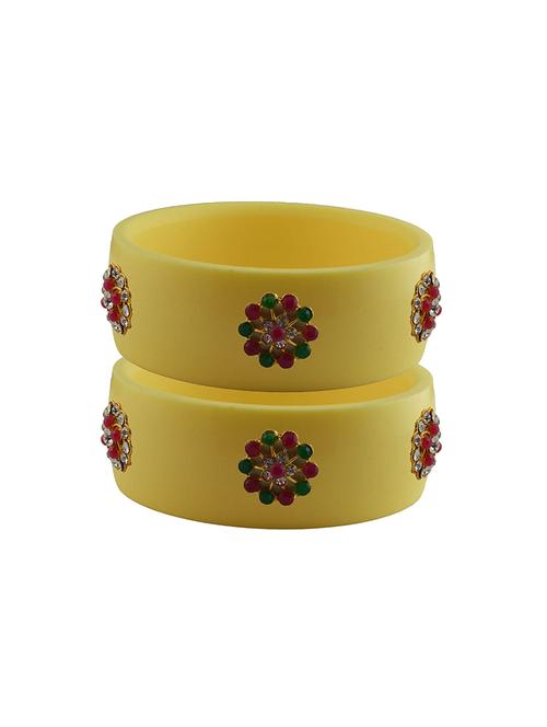 stones work kada bangle set - 18779886 - Very Small Image - 1