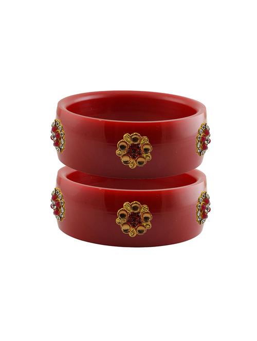 stones work kada bangle set - 18779915 - Very Small Image - 1