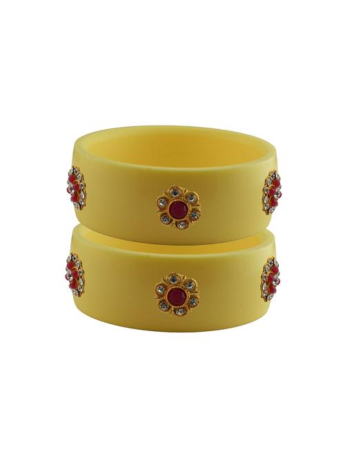 stones work kada bangle set - 18779924 - Very Small Image - 1