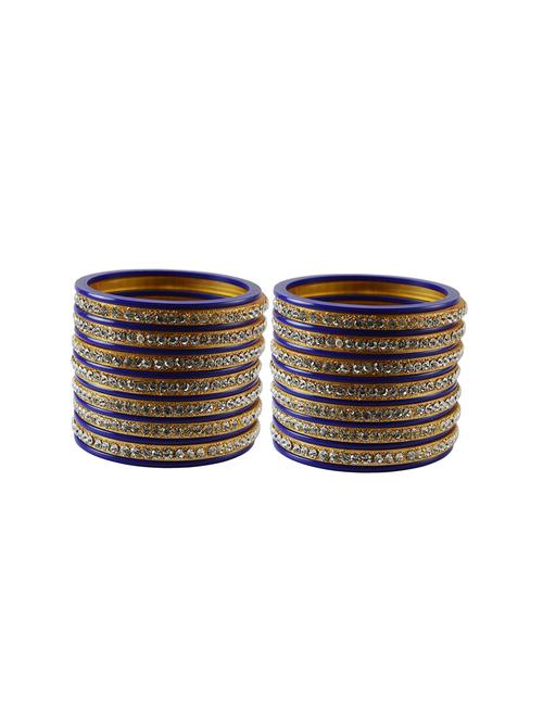multi colored stone studded bangle - 18780286 - Very Small Image - 1