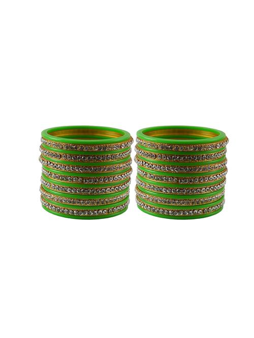 multi colored stone studded bangle - 18780295 - Very Small Image - 1