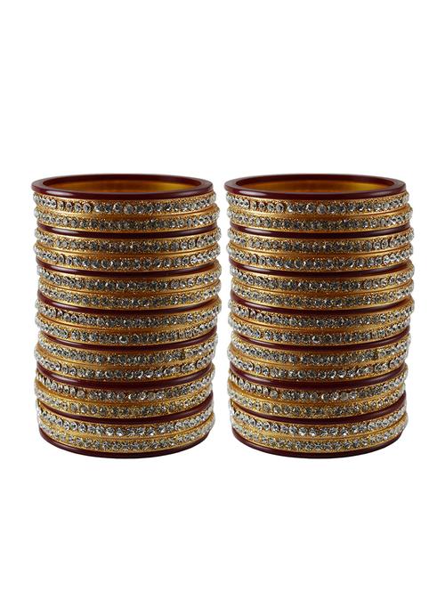 multi colored stone studded bangle - 18780330 - Very Small Image - 1