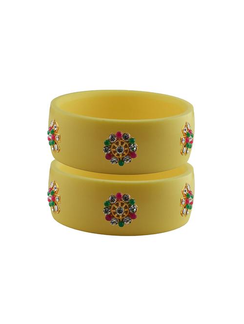 red coloured stone stud acrylic bangle with very extra large size - 18780656 - Very Small Image - 1